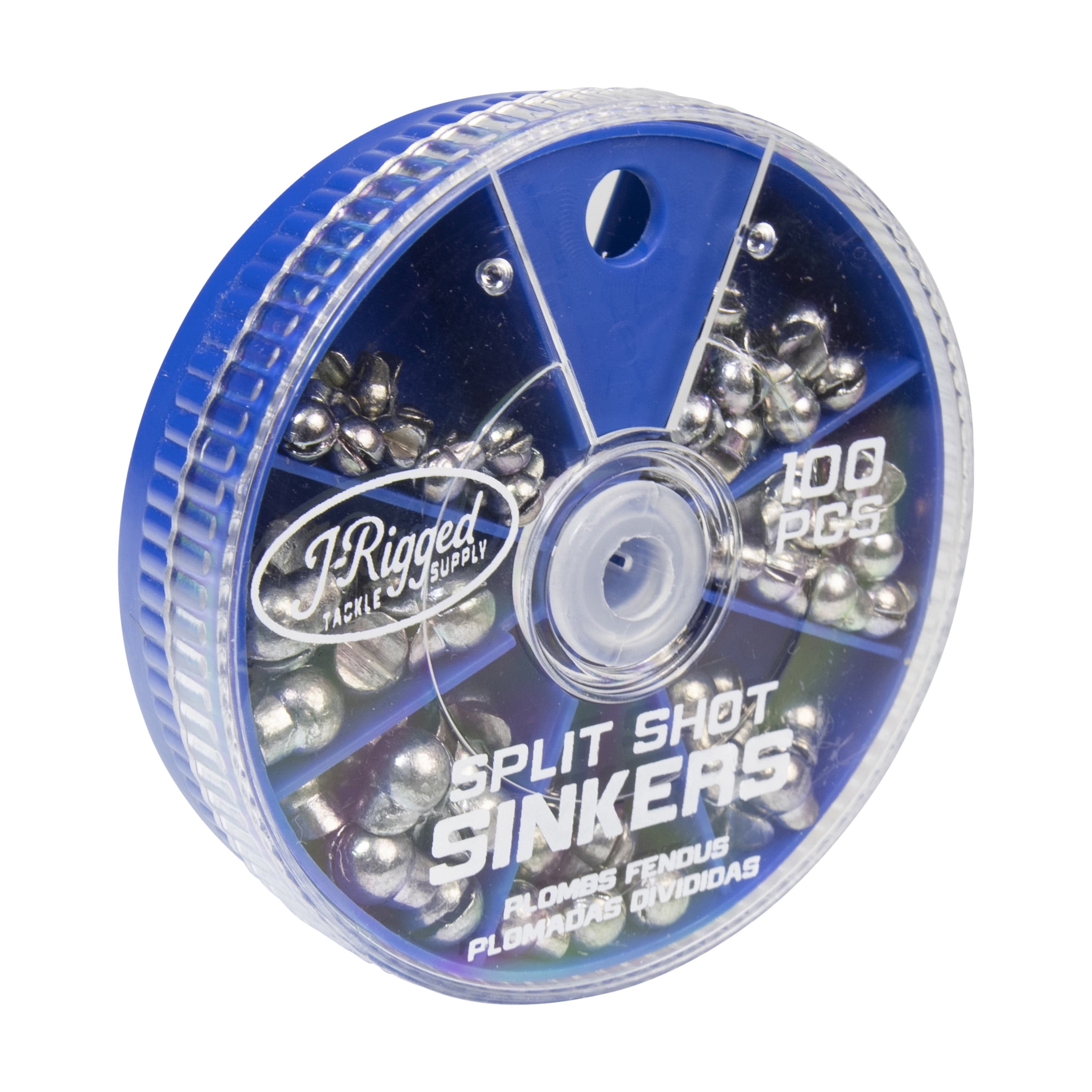 J-Rigged Tackle Supply Removable Split Shot Sinker Assortment