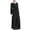 Black, variant on Elainilye Fashion Womens Dress Long Sleeve Neck Belt Dress Solid Robe Vintage Elegant Kaftan Party Dress,Brown