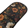 thumbnail image 4 of Yayeee Double Oven Mitt Kitchen Heat Resistant Baking 35" x7" Quilted Glove, Dark Floral Pattern, 4 of 6