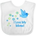 thumbnail image 3 of Inktastic I Love My Meme Boys Baby Bib, 3 of 4