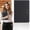 Black, variant on A5 Round Ring Journal, Hardcover Notebook with Buckle Closure for Office