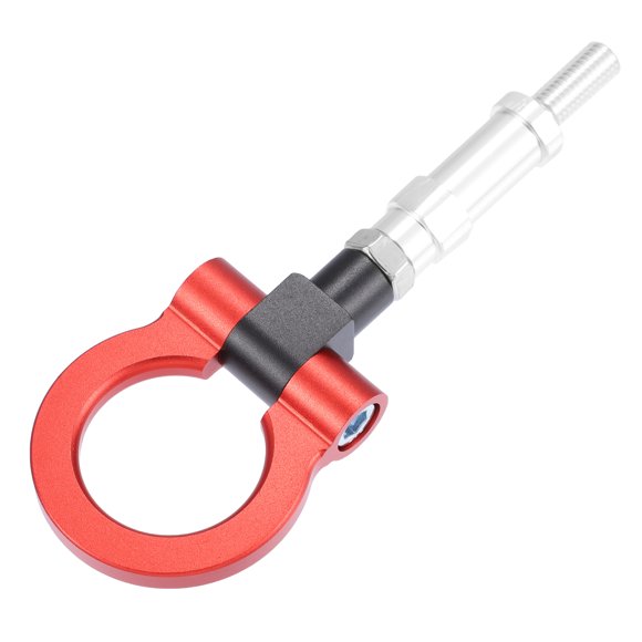 Rojo Coche Delantero Trasero Parachoques Remolque Anillo Ojo Remolque Gancho Tornillo