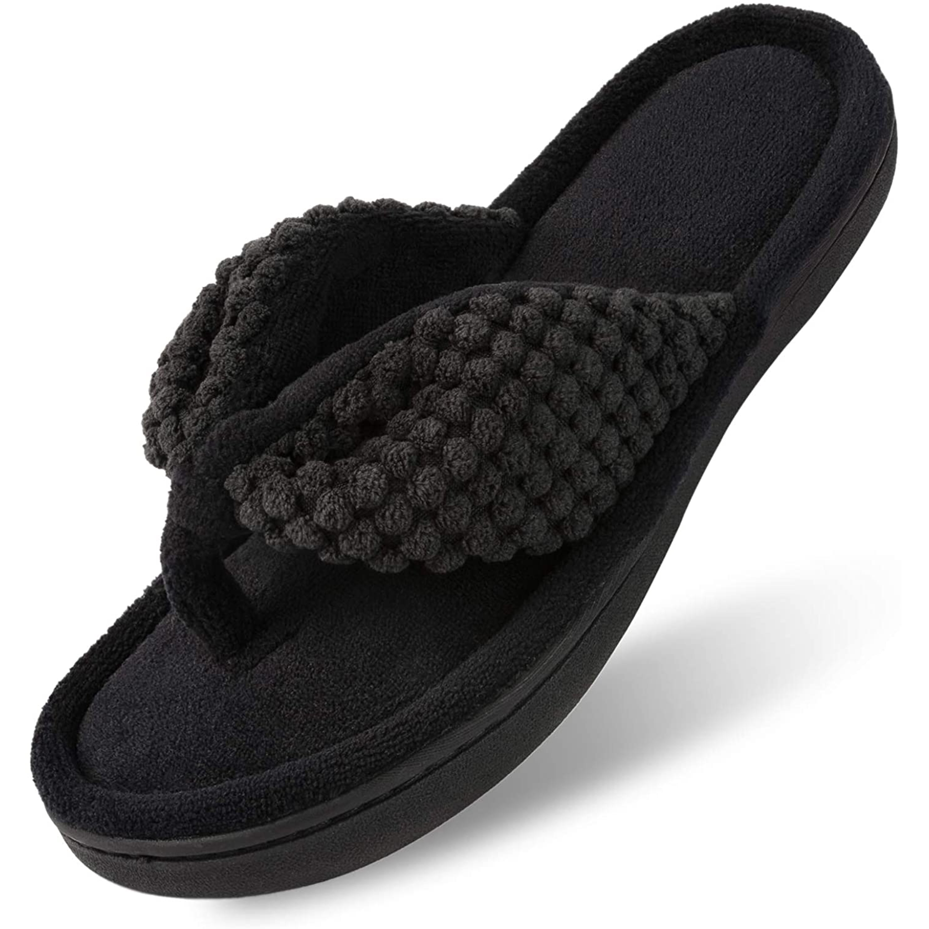 Ladies zipper slippers