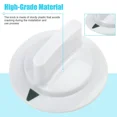 thumbnail image 6 of 4 White Dryer Timer Control Knob Pack For General Electric Hotpoint Rca We1M652, 6 of 6