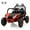 Red, variant on M optimized 24V 2 Seater Ride On Car, Off-Road UTV for Kids w/Metal Frame, 20 Inch Wide Seat, 400W Electric Vehicle Toy Car w/Pop Music, 3 Speeds for Boys and Girls