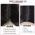 thumbnail image 4 of Long Wavy Wigs for Women Long Curly Wig Lace Front Wigs Synthetic Wigs Side Part Full Wigs Natural Looking Hair Replacement A3, 4 of 5