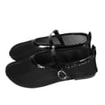 thumbnail image 2 of Lenago Mesh Ballet Flats for Women Fishnet Ballerina Flats Buckle Strap Mary Jane Flats Causal Daily Dress Shoes Daily Office Dress Shoes Summer Beach Fashion Black Size-7.5, 2 of 9