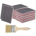 thumbnail image 1 of Uxcell 21 Pcs Bloque de Lijado 800 Grit 70 x 100mm Almohadilla de Lijado Húmedo y Seco con Cepillo de Madera, 1 of 7