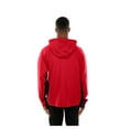 thumbnail image 5 of Men's New Era  Scarlet San Francisco 49ers Combine Authentic Raglan Scuba Full-Zip Hoodie, 5 of 5