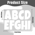 195 Pcs ulletin Board Letters Large Letter Stickers 4 Inch Self ...