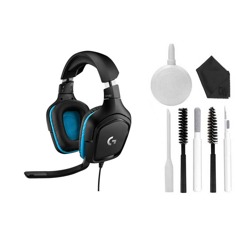 Logitech G432 Wired Gaming Headset 7.1 Surround Sound, DTS Headphone: X  2.0, boom microphone with flip mute, ear pads with artificial leather, PC /  Mac / Xbox One / PS4 / Nintendo