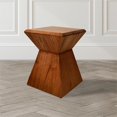 thumbnail image 1 of Steve Silver Pratt Acacia Solide et Table d'Appoint de Placage de Mindi en Ombre Brûlée, 1 of 3