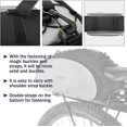 thumbnail image 5 of Bolsa de maletero para asiento trasero de bicicleta Bolsa de almacenamiento para bicicleta con correa para el hombro 1pc Negro Este producto solo incluye bolsa de carga para bicicleta TUNC Sencillez, 5 of 5