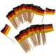 thumbnail image 2 of 100 piezas de palillos de bandera nacional, palillos de dientes, decoración para cócteles Alemania, 2 of 7
