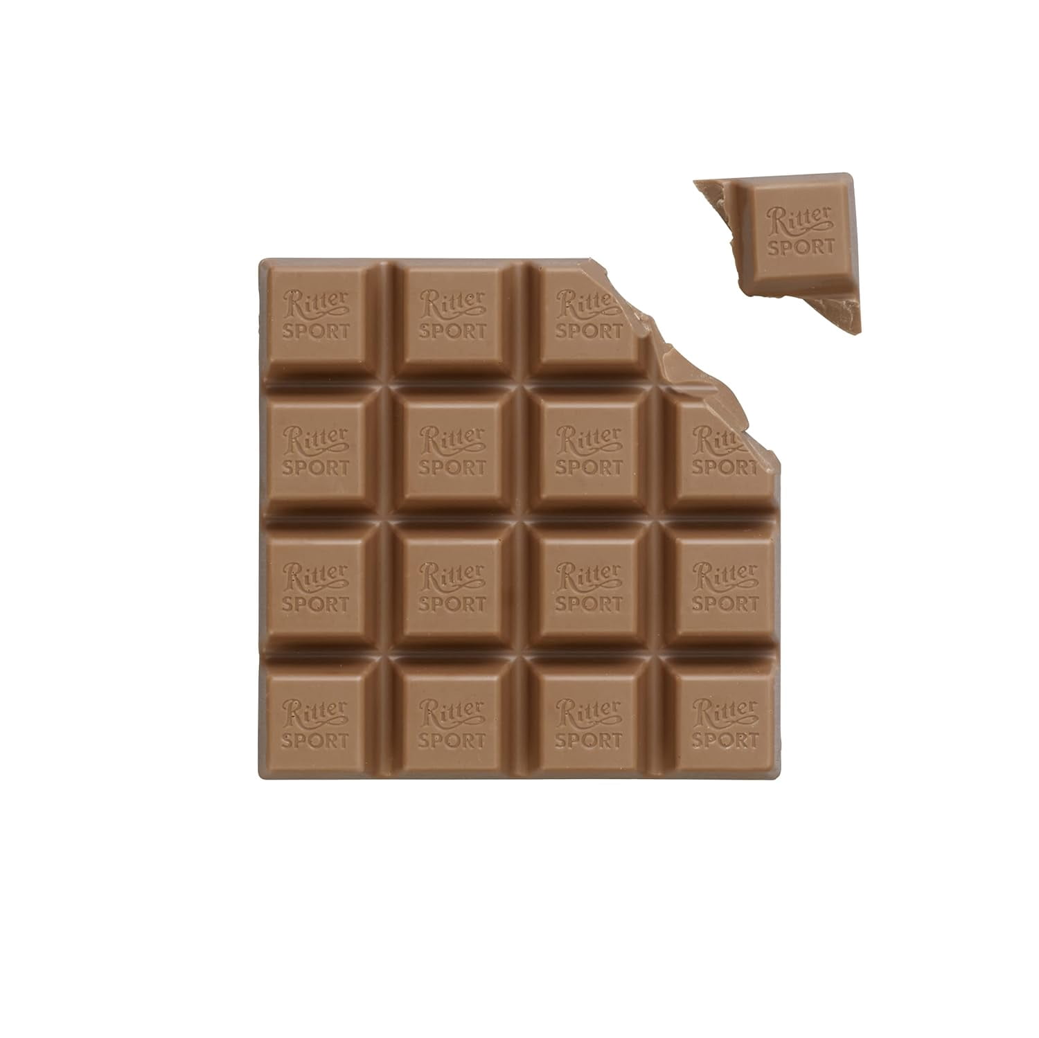 Ritter Sport, Alpine Milk Chocolate, 3.5-Ounce Bars (Pack of 12)