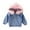 Pink, variant on Odeerbi Toddler Winter Coat Kids Boys Girls Outerwear Jackets Child Baby Hooded Plus Thick Coat Fleece Warm Thick Denim Jacket Acetate Fiber Cotton Clothes Pink