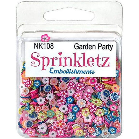 Buttons Galore Sprinkletz Embellishments 12g-Garden Party