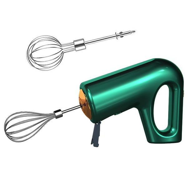Inteprter Batidor eléctrico inalámbrico Estable para el hogar Multifuncional Batidor de crema Conveniente Mezclador de pasteles pequeños Herramientas Electrodomésticos Verde Inteprter HA026358-02