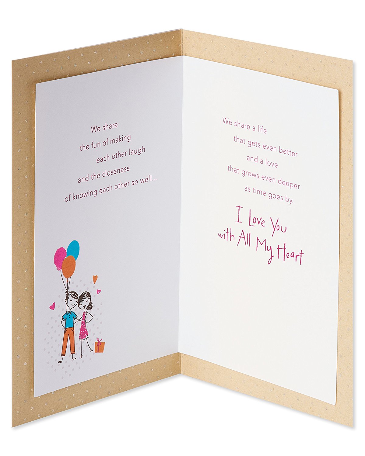 American Greetings We Share Birthday Card for Wife with Glitter ...