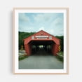 thumbnail image 2 of Taftsville Covered Bridge, Woodstock - Woodstock Vermont Photography Bridge Rustic Architecture Travel Poster Rural Scenic Landscape Unframed Wall Art Print 6 x 8 inches, 2 of 13