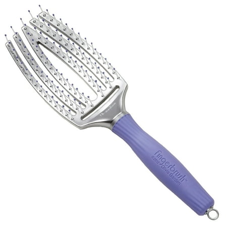 Olivia Garden Finger Brush Scalp-Hugging & Vented Paddle Hair Brush FB-MD (Medium)