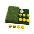 thumbnail image 2 of Estatera de golf accesorios de golf accesorios de entrenamiento de hierba artificial premium con bolas para práctica en el hogar Patio trasero, 2 of 8
