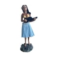 thumbnail image 3 of Muñeca hawaiana para salpicadero, miniatura de 6,3", baile hawaiano falda azul, 3 of 9