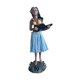 thumbnail image 3 of Muñeca hawaiana para salpicadero, muñeca en miniatura para salpicadero, figura hawaiana de resina, recuerdo decorativo de 6,3 "para adorno, decoración falda azul, 3 of 8