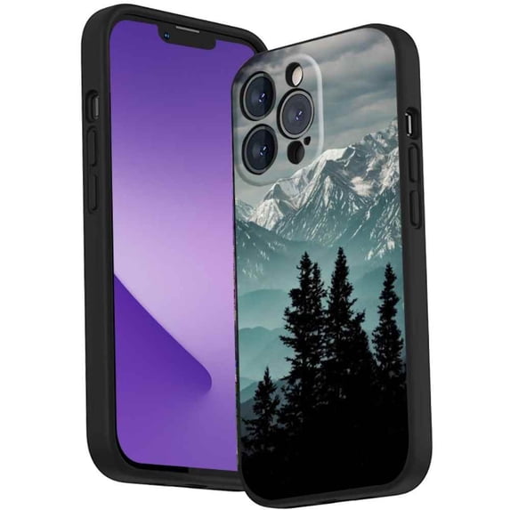 Compatible with iPhone 14 Pro Max Phone Case, Mountains-436 Case Silicone Protective for Teen Girl Boy Case for iPhone 14 Pro Max