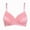 Pink, variant on Elainilye Fashion Womens Bra Plus Size Traceless Comfortable Breathable Bra Wirefree Non-Magnetic Buckle Underwear,Black