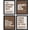 Brown Office, variant on Motivational Office Inspirational Wall Art Prints Set of 4, Think Outside the Box Motivational Balck Wall Art Posters for Office Home Decor, 8x10 Unframed