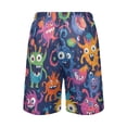 thumbnail image 2 of Relaxed fit printed pajama bottoms, sizes S to XXL Vibrant Cartoon, 2 of 7