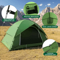 thumbnail image 4 of 2-Person Khaki Waterproof Dome Camping Tent — Easy-Setup, 3-Season, Freestanding, Portable, 4 of 7