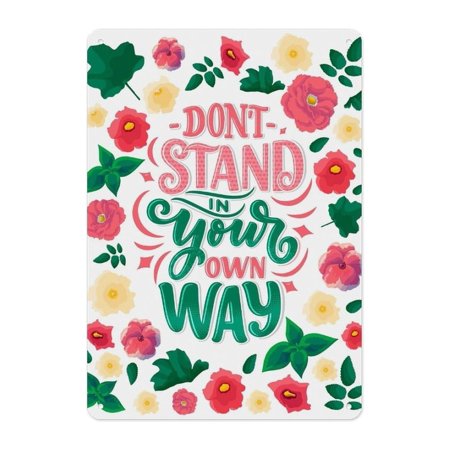 Inspirational Wall Art for Classroom and Office Don t Stand In Your Own Way Motivational Quote Poster