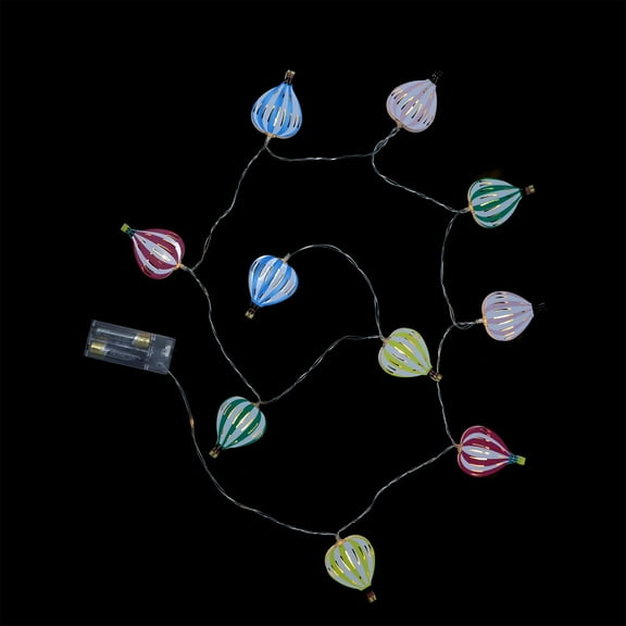 OUNONA Hot Air Balloon LED String Lights Multi-Color Decorative Lighting for Home Party Garden