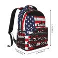 thumbnail image 3 of KLL USA Vintage Flag Tractor Print Casual Backpack for Men Women,Travel Casual Backpack Outdoor Activities Bag Daypack for Travel Hiking Shopping Daily, 3 of 5