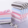 thumbnail image 4 of Corales Toallas de vellón Toalla de absorción de agua Rayas Herramientas de baño de secado rápido kenally HA6785-01B, 4 of 6