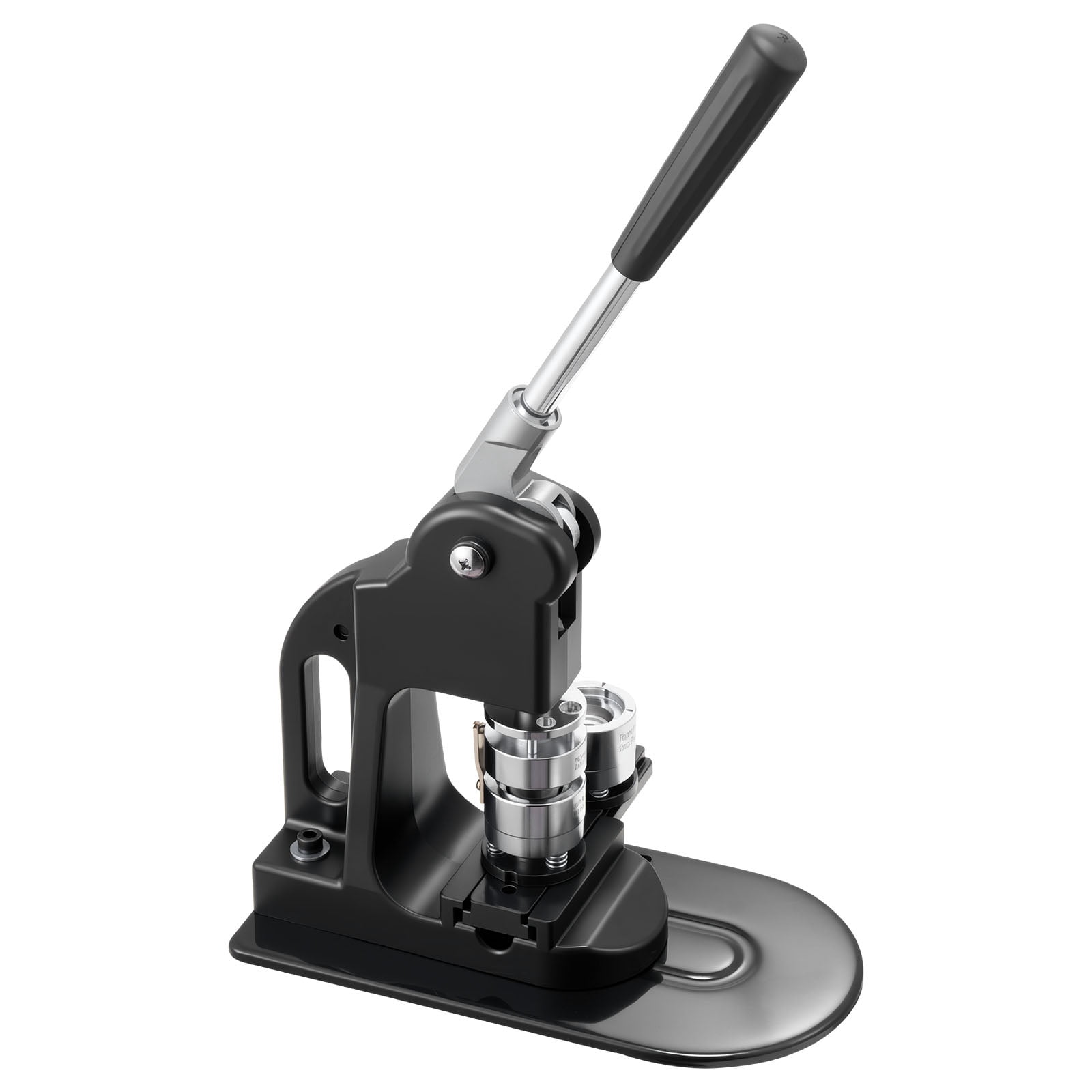 KFFKFF Button Maker Machine, 1 in, Badge Maker with 500 Button Components, Circle Cutter, Hex Tools, and Instruction Manual, Comfortable Grip, Ideal for Crafting Custom Badges, Pins, and Keychains