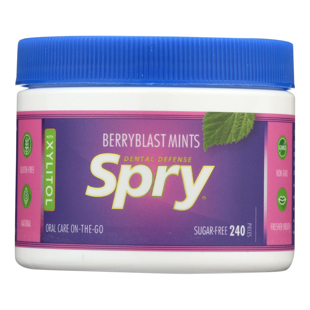 Spry Xylitol Mints Berry Blast 240 Count