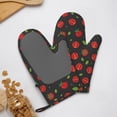 thumbnail image 4 of Hirioo Tomatoes1 for Silicone Oven Mitts for BBQ, Baking, Cooking, Set of 2, Heat Resistant 260℃, Non-Slip Kitchen Essentials, 4 of 6