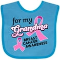 thumbnail image 3 of Inktastic For My Grandma-Breast Cancer Awareness Boys or Girls Baby Bib, 3 of 4