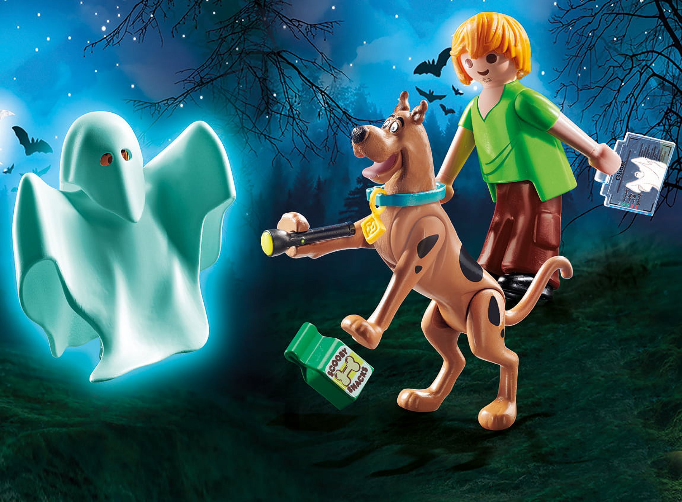 PLAYMOBIL Scooby Doo Scooby & Shaggy with Ghost Action Figure Set - image 3 of 5