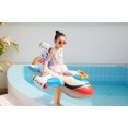 thumbnail image 4 of Cute Car Design Kids Toddler Inflatable Summer Beach Floatie Boat Swim Tube Ring with Handles, 4 of 5