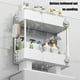 thumbnail image 5 of Estante de Baño Sin Perforaciones Sobre El Inodoro | Organizador de 2 Niveles de Acero Inoxidable y Plástico | Barandillas Elevadas con Diseño Antideslizante | Instalación con Ventosa Sin Taladrar |, 5 of 6