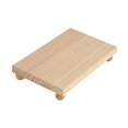 thumbnail image 4 of Soporte de madera para cosméticos, bandeja de maquillaje, soporte resistente multiusos, soporte de pedestal, Medio, 4 of 9
