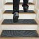 thumbnail image 1 of Alfombra antideslizante para escalones de 76 x 20 cm | Alfombra de escalera interior adhesiva reutilizable | Alfombra de poliéster antideslizante para niños, ancianos y mascotas | Tapetes lavables, 1 of 5