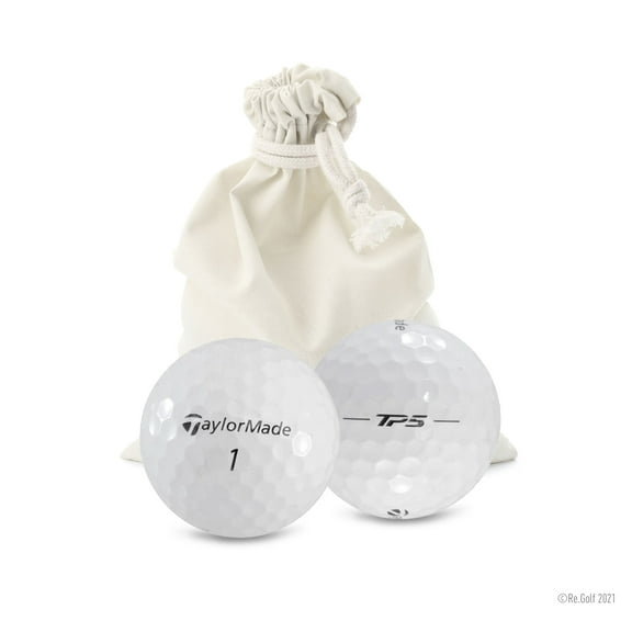 TaylorMade TP5 - Quantity 12 in Eco-Friendly Bag (Professionally Recycled)