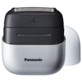 thumbnail image 1 of Panasonic Swipe Right - Afeitadora eléctrica unisex para hombres y mujeres, maquinilla de afeitar On-The-Go con sistema de corte de 3 hojas y carga USB-C, húmeda/seca - ES-CM3A-W, 1 of 5