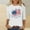 White, variant on 4th of July Shirts Women American Flag 3/4 Sleeve Shirt Tops Casual Summer T Shirt Patriotic Tees