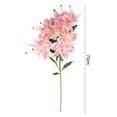 thumbnail image 6 of Hesroicy Non-Fading Lily Bouquet with 10 Soft Rubber Simulation Heads, Easy Care and No Watering Required for Aesthetic Decor and Wedding Decoration, 6 of 8